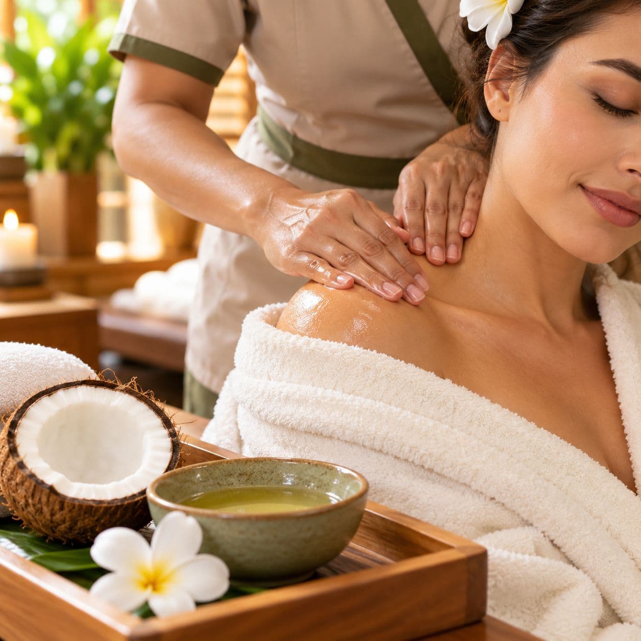 Real Coconut Massage